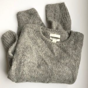 H&M oversized chunky Sz M Alpaca blend sweater 💜